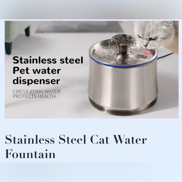 Nicety Other - NEW Stainless Steel Pet Water Dispenser 
🐈 🐕